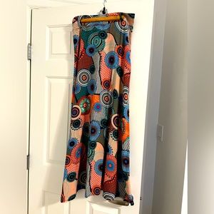 BoHo hippie 70’s skirt. Silky rayon fabric.